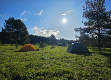 Подмосковье, Поход на выходные на байдарках по реке Тьма с баней на берегу