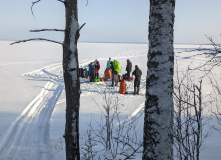 Северо-Запад, Лыжный поход в Рускеалу