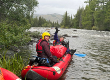 Сибирь, Тува, Западный Саян: по озеру Кара-Холь и реке Алаш на байдарках