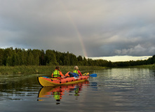 Северо-Запад, Сплав по реке Тихая с выходом в Ладогу
