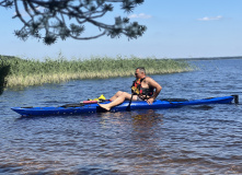 Подмосковье, Активный Каяк Кэмп на морских одноместных каяках