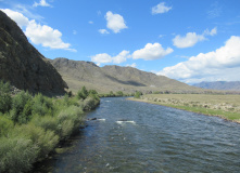Сибирь, Тува, Западный Саян: по озеру Кара-Холь и реке Алаш на байдарках