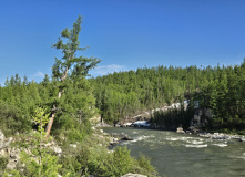 Сибирь, Восточный Саян: сплав по каньонам верхнего Иркута на байдарках