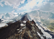 Киргизия, Конный поход по Киргизии к подножию пика Ленина (разведка)