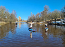 Северо-Запад, Городские контрасты Охты на сап-серфе