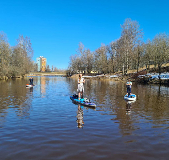 Северо-Запад, Городские контрасты Охты на сап-серфе