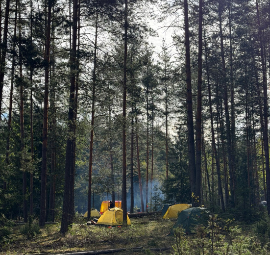 Поход на байдарках по реке Лух с баней - в дебри Нижегородской области