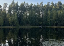 Подмосковье, К НЛО Через Голубое озеро с баней и отелем