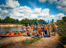 Подмосковье, Семейный поход на байдарках с автосопровождением «Берег Клязьмы и Драконы»