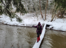 Подмосковье, Поход к карьеру Сима и хвойным лесам