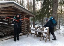Финляндия, Национальный парк Repovesi (пеший/лыжный поход с ночевками в теплом чуме)