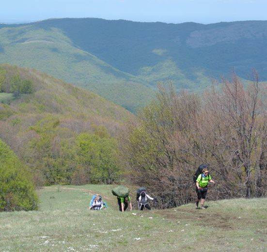 Крым, Поход в Крыму: по горам вдоль Чёрного Моря