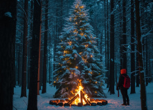 Подмосковье, Однодневный пеший поход English club - Рождество в лесу