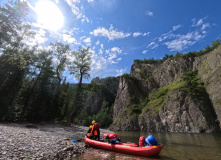 Сибирь, Восточный Саян: сплав по реке Диби и Ока Саянская на байдарках