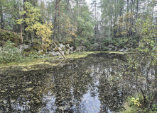Карелия, Заброшенный мраморный карьер.