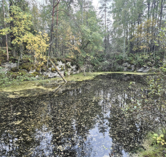 Карелия, Заброшенный мраморный карьер.
