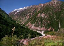Киргизия, По Киргизскому хребту к озеру Иссык-Куль