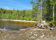 Карелия, Национальный парк Водлозерский: Монастырская тропа и Бесов нос (разведка)