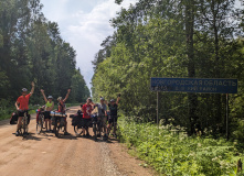 Северо-Запад, Дорогой новгородских купцов. Велопоход