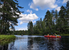 Северо-Запад, Вуокса на байдарках: маршрут №2 от Вещёво до Лосево