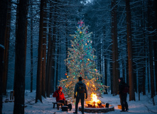 Подмосковье, Однодневный пеший поход English club - Рождество в лесу