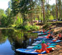 Подмосковье, Поход на SUP по реке Нерская с ночевкой в палатках