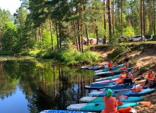 Подмосковье, Поход на SUP по реке Нерская с ночевкой в палатках