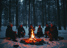 Подмосковье, Однодневный пеший поход English club - Рождество в лесу