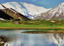 Киргизия, Конный поход по Киргизии к подножию пика Ленина (разведка)