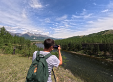 Сибирь, Восточный Саян: сплав по реке Диби и Ока Саянская на байдарках