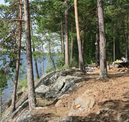 Карелия, Сплав по реке Охта на байдарках