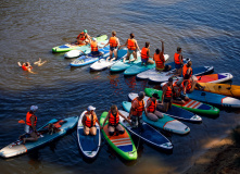 Подмосковье, Поход на сапах по реке Клязьма с ночевкой в палатках с автосопровождением