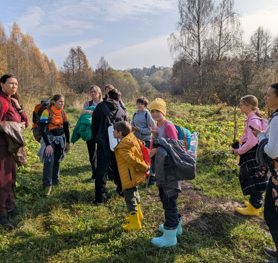 Подмосковье, Однодневный детский поход - Английский клуб для детей. Основы Туризма