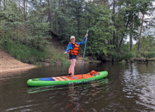 Подмосковье, Поход на сапах по реке Нерская с ночевкой в палатках