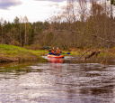 Подмосковье, Поход на байдарках по реке Сестра с баней на берегу (разведка)