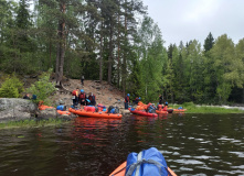 Карелия, Сплав по реке Суна на байдарках