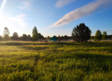 Подмосковье, Поход на выходные на байдарках по реке Тьма с баней на берегу