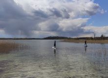 Северо-Запад, 2 в 1: прогулка на сапах по озеру Донцо и реке Оредеж с автосопровождением