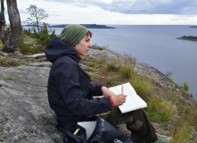 Карелия, Арт-поход по Ладожским шхерам на моторных лодках: пленэр на островах