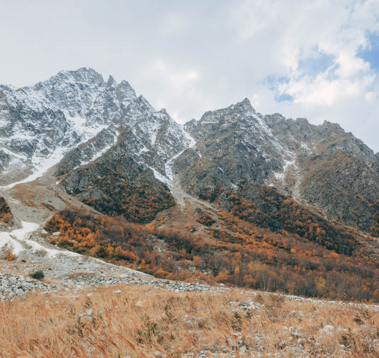 Горный лагерь в Чегемском ущелье (Кабардино-Балкария)