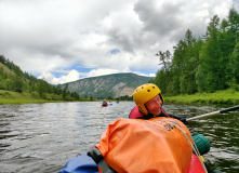 Сибирь, Восточный Саян: сплав по реке Диби и Ока Саянская на байдарках
