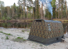 Подмосковье, Три дня на байдарках по реке Лух с походной баней