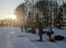 Северо-Запад, Лыжная тренировка в Ленобласти