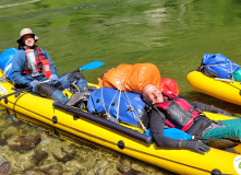 Сибирь, Восточный Саян: сплав по реке Диби и Ока Саянская на байдарках