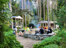 Подмосковье, Лесной лагерь с детьми на Валдае (Новгородская область)