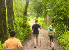 Подмосковье, Лесной лагерь с детьми на Валдае (Новгородская область)