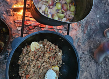 Подмосковье, Поход на выходные на байдарках по реке Тьма с баней на берегу