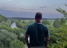 Подмосковье, Поход на одноместных байдарках по реке Осетр с автосопровождением