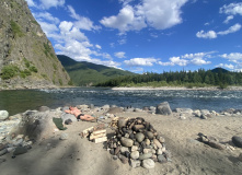Сибирь, Восточный Саян: сплав по реке Диби и Ока Саянская на байдарках