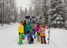 Северо-Запад, Чумовой ски-тур с проживанием в тёплом доме